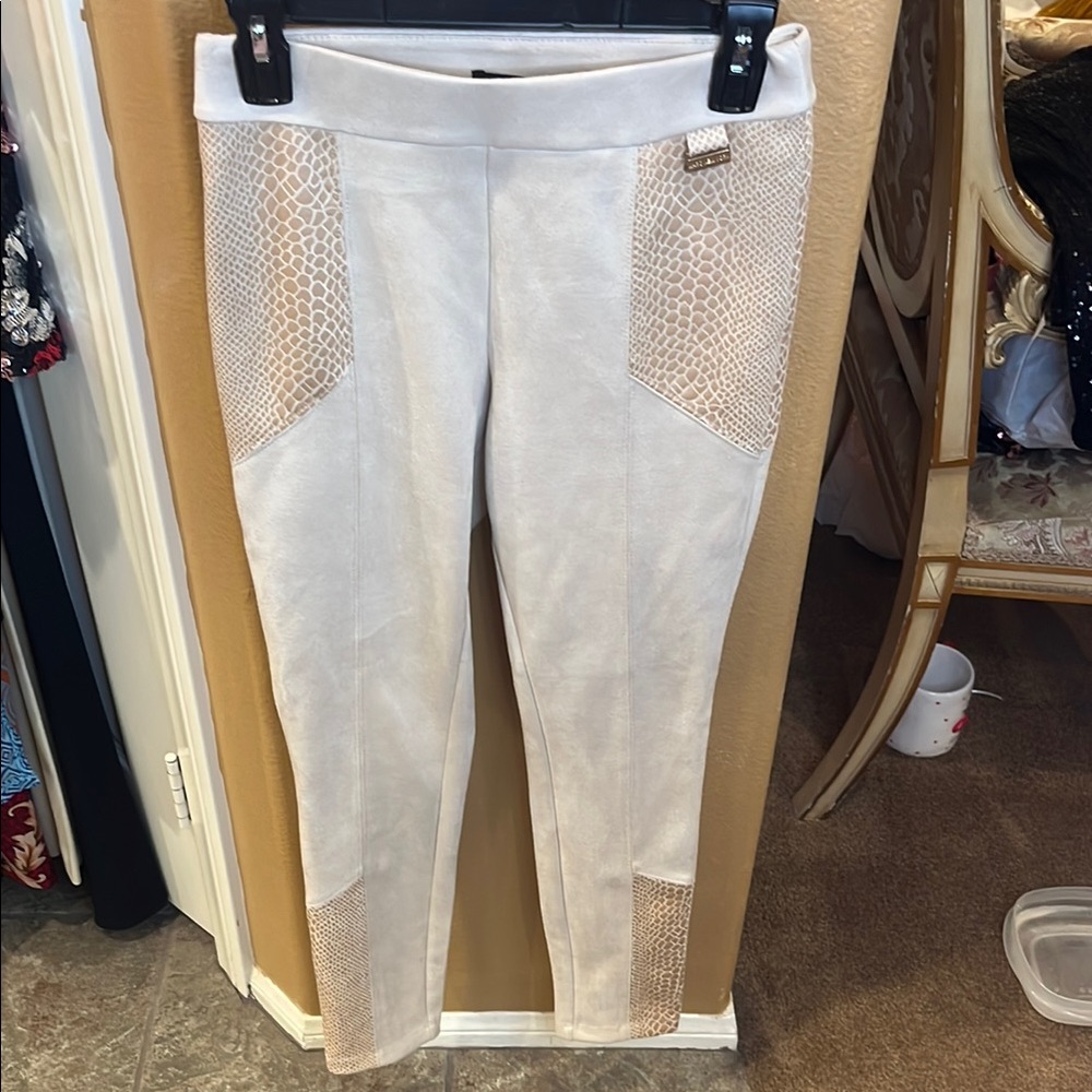 Marc New York Cream Suede Leggings